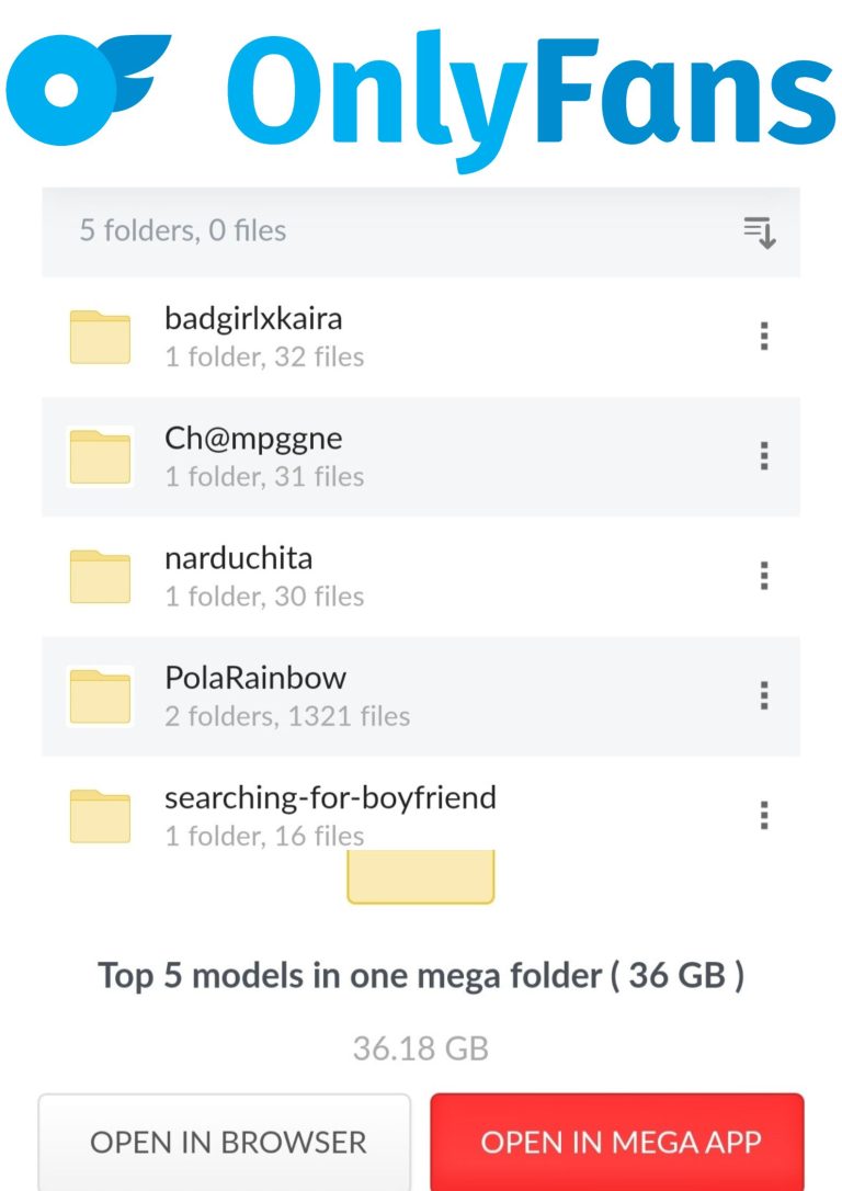 🔥 Top 5 models in one mega folder ( 36 GB )🔥