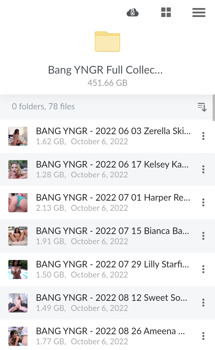 Bang yngr Full collection 6 October 2022 collection Awesome collection 451gb ðŸ’žðŸ¤¤ðŸ¥µðŸ’•ðŸ˜»ðŸ�‘