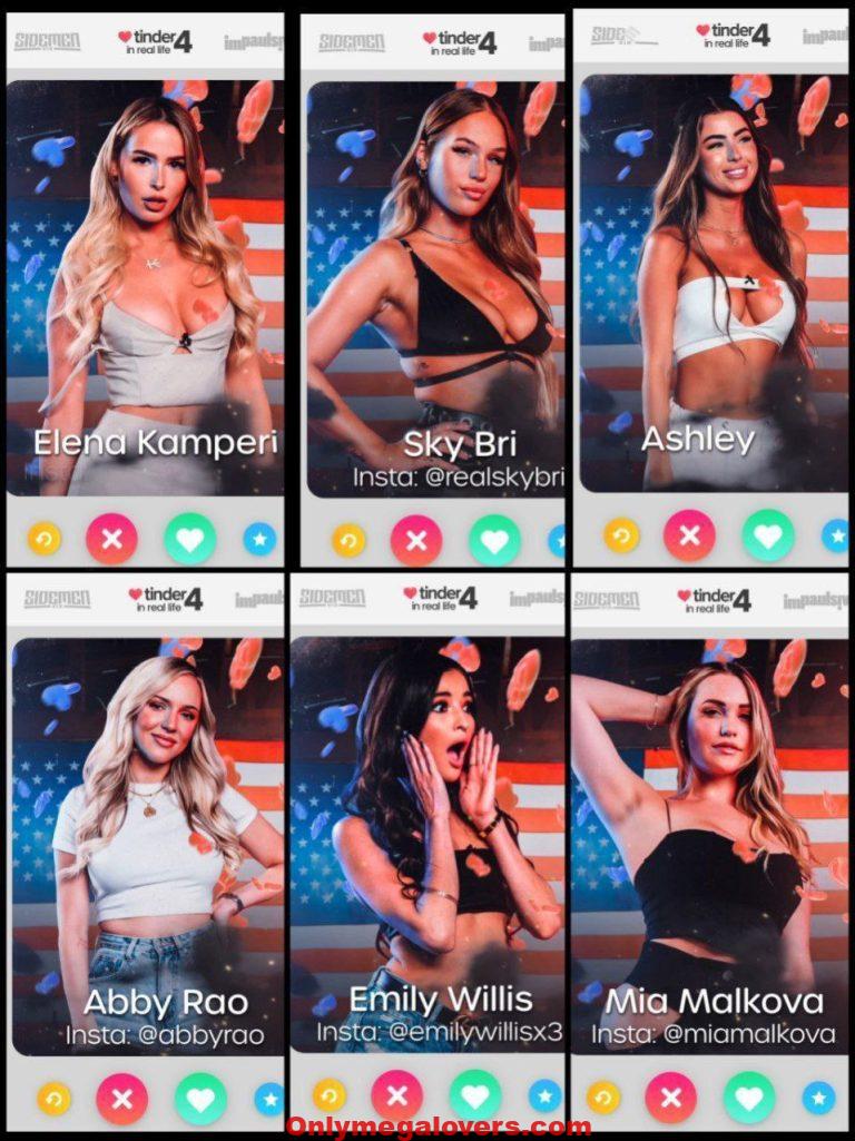 SIDEMEN 6 TINDER H03$ IN ONE MEGA COLLECTION ✅ALL THE PPV’S AND WANTED RARE VIDEOS ARE ADDED 💯UNSEEN CONTENT ❤️🔥DON’T MISS BE QUICK AF NOW 🥵ELENA KAMPERI 🥵SKY BRI ❤️ASHLEY 🍑ABY RAO 💗EMILY WILLS ❤️MIA MALKOVA 🤩
