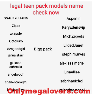 Legal teen pack