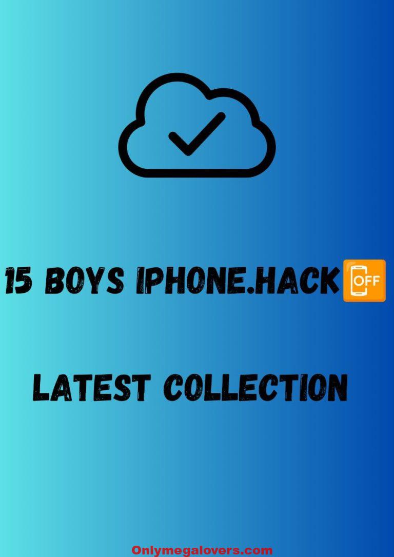 15 Boys iphone.hack